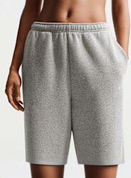 Nike  , Studio Fleece Medium Weight High-Rise Oversized Cuffed Pants, grey, Image 3 of 4