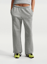 Nike  , Studio Fleece Mid-Waist Open-Hem Pant, grey, Image 1 of 5