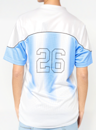 Decibel, Tops Short Jerseys, white, Image 4 of 5