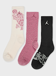 Jordan, 3 PACK - Floral Lace Crew, multi-colour, Image 1 of 2