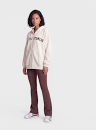 aim'n, Varsity Sweat Zip Hood, beige, Image 4 of 4