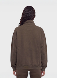 aim'n, Varsity Sweat Half Zip, brown, Image 2 of 3
