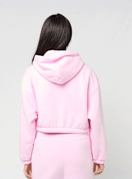 Urban Classics, Ladies Fluffy Cropped Zip Hoodie, light pink, Image 2 of 3
