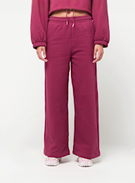 Urban Classics, Ladies Fluffy Wideleg Trackpants, red, Image 1 of 4