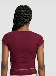 Urban Classics, Ladies Super Slim Short Sleeve Tee, red, Image 2 of 3