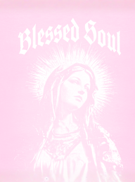 Mister Tee, Blessed Soul Mary Oversize Tee, light pink, Image 3 of 4