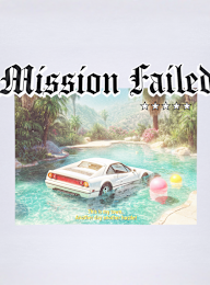 Mister Tee, Mission Failed Oversize Tee, white, Image 4 of 4