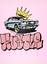 Mister Tee, Crown Car Oversize Tee, light pink, Image 3 of 4
