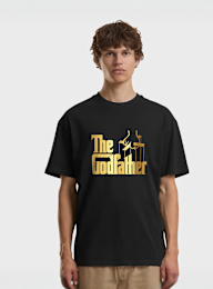 Mister Tee, Gold Godfather Tee, black, Image 1 of 3