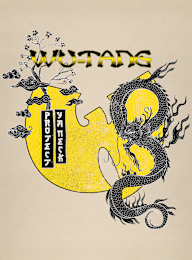 Mister Tee, Wu Tang Dragon Oversize Tee, beige, Image 3 of 3