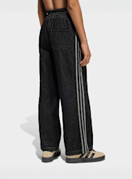 adidas Originals, Firebird Denim Trackpants, black, Image 2 of 5