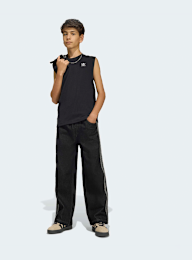 adidas Originals, Firebird Denim Trackpants, black, Image 5 of 5