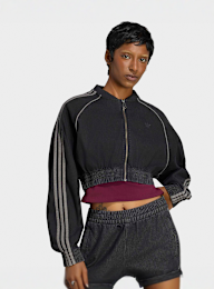 adidas Originals, Superstar Denim Tracktop, black, Image 1 of 5