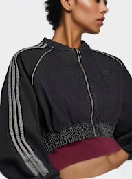adidas Originals, Superstar Denim Tracktop, black, Image 3 of 5