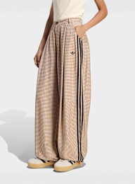 adidas Originals, Checks Trouser Loose Pants, beige, Image 1 of 5