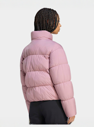 adidas Originals, Short Padded Jacket, Pink, Image 2 of 5