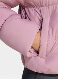 adidas Originals, Short Padded Jacket, Pink, Image 4 of 5