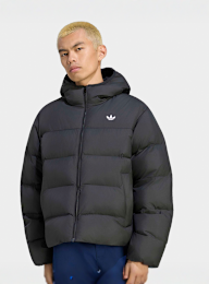 adidas Originals, Hooded Regen Jacket, black, Image 1 of 5