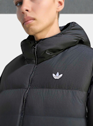 adidas Originals, Hooded Regen Jacket, black, Image 3 of 5