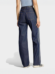 adidas Originals, Firebird Mid Rise Straight Denim Pants, blue, Image 2 of 5