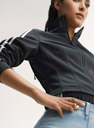 adidas Originals, Firebird Corset Track Top, black, Image 3 of 3