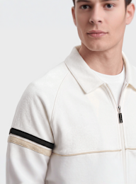 Sergio Tacchini, ORION 024 TRACKTOP gardenia/mojave desert, black, Image 3 of 4