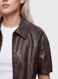 Decibel, Cropped Jacket with Belt, brown, Image 3 of 4