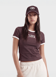 New Balance, Trackside Ringer T-Shirt, Red, Image 1 of 4