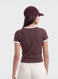 New Balance, Trackside Ringer T-Shirt, Red, Image 2 of 4