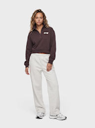 New Balance, Athletics Premium Logo Oversized Half Zip, purple, Image 4 of 4