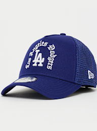 New Era, 9FORTY Wordmark Trucker Los Angeles Dodgers, blue, Image 1 of 4
