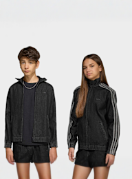 adidas Originals, Firebird Tracktop Denim, black, Image 1 of 4