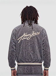 Karl Kani, Corduroy Oversized College Jacket, grey, Image 2 of 4