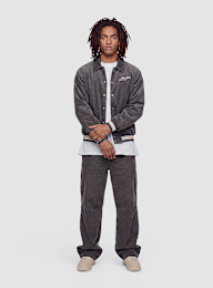 Karl Kani, Corduroy Oversized College Jacket, grey, Image 4 of 4