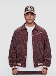 Karl Kani, Corduroy Oversized College Jacket, brown, Image 1 of 4