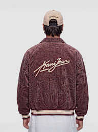 Karl Kani, Corduroy Oversized College Jacket, brown, Image 2 of 4