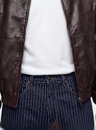 Karl Kani, OG Pinstripe Relaxed Baggy Jeans, blue, Image 3 of 4