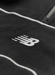New Balance, Trackside Polar Fleece Hoodie, black, Image 5 of 6