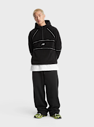 New Balance, Trackside Polar Fleece Hoodie, black, Image 6 of 6