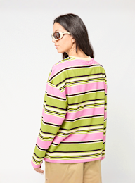 Karl Kani, Woven Signature Stripe Oversized Longsleeve, multi-colour, Image 2 of 3