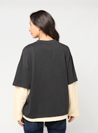 Karl Kani, College Oversized Layered Longsleeve, black, Image 2 of 4
