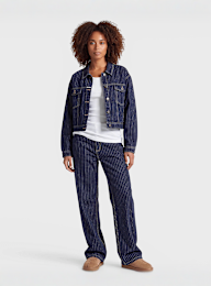 Karl Kani, Retro Cropped Denim Jacket, blue, Image 4 of 4