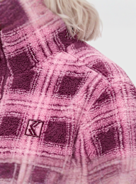 Karl Kani, OG Check Teddy Trackjacket, light pink, Image 3 of 4