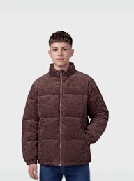 Karl Kani, Signature Corduroy Puffer Jacket, brown, Image 1 of 4