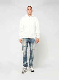 Smoke Rise, Haze Effect Washed Jeans, blue, Image 5 of 5
