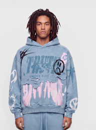 Smoke Rise, Truth Hoodie, blue, Image 1 of 4