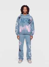 Smoke Rise, Truth Fleece Pant, blue, Image 4 of 4
