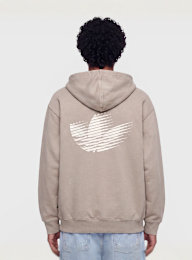 adidas Originals, Washed Full Zip Oversized Hoodie, brown, Image 2 of 4
