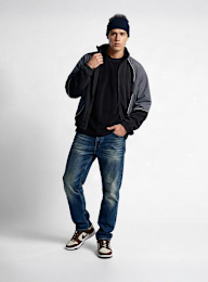 Urban Classics, Polarfleece Taslan Track Jacket, black, Image 4 of 4