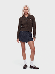 Another Cotton Lab, Another Fluffy Cardigan, brown, Image 4 of 4